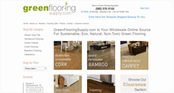 Desktop Screenshot of greenflooringsupply.com